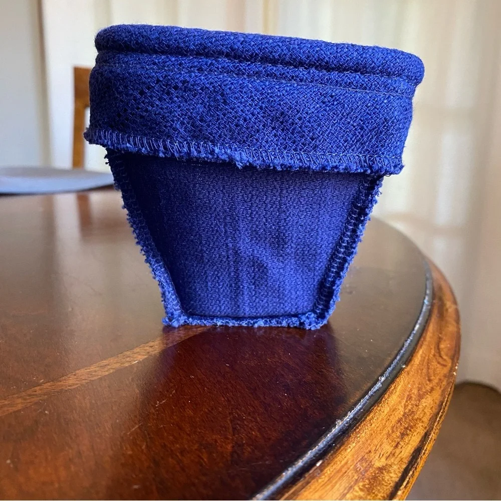 Longaberger Navy Blue Liner & Protector 45420 for Small Comforts Basket